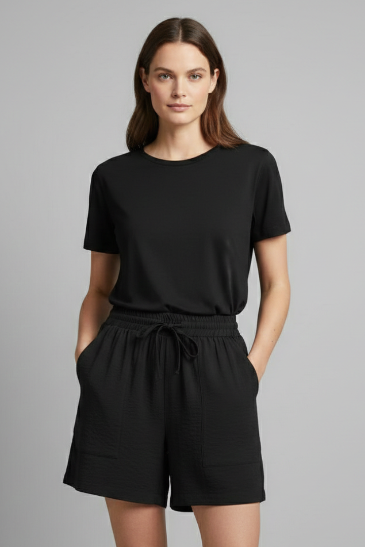 Luna | Eleganta Shorts med Justerbart Midjeband