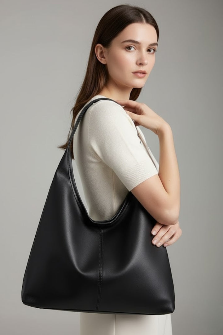 Celine | Elegant Handväska i Konstläder med Rymlig Interiör