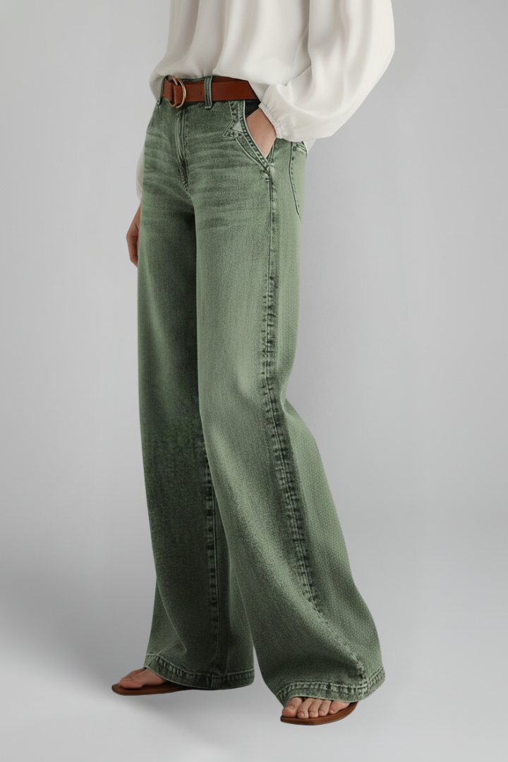 Sofia | Trendiga Vida Jeans med Hög Midja för Damer
