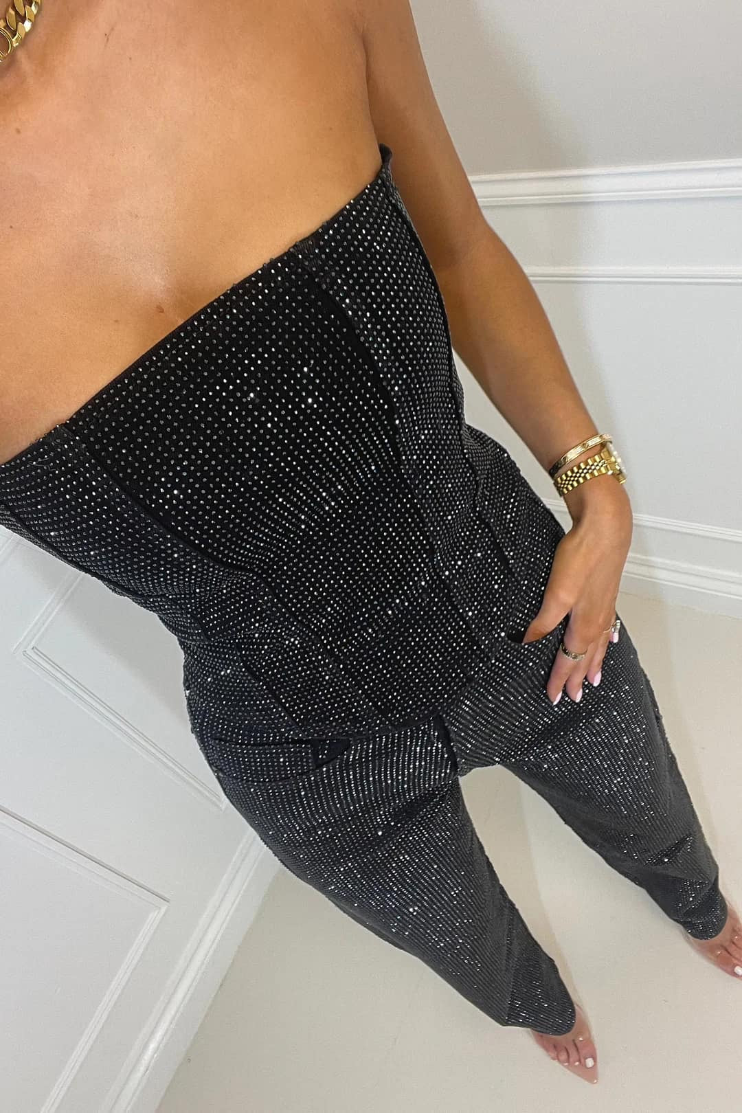 Elegant Off-Shoulder Jumpsuit för Dam