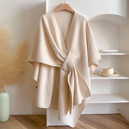 Evelina | Draperad väst för kvinnor med midjebälte