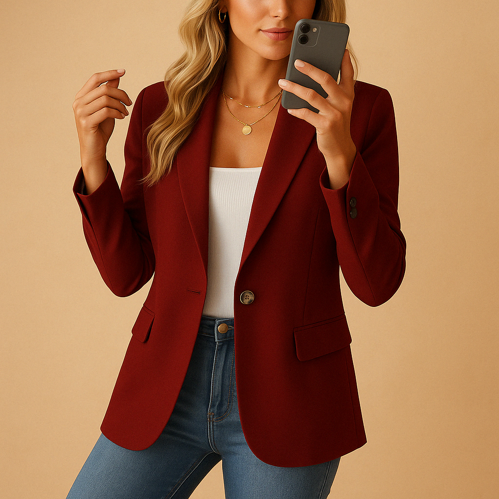 Livia | Stilren Blazer för Kvinnor i Vårkollektionen
