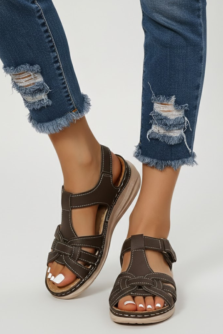 Sofia | Eleganta Sandaler med Justerbara Remmar