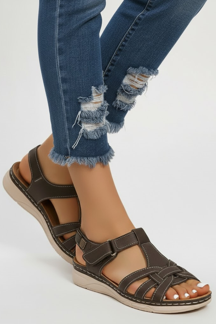 Sofia | Eleganta Sandaler med Justerbara Remmar