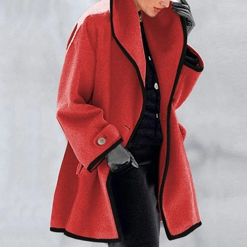Mira - Stilfuld og Moderne Fleece Frakke