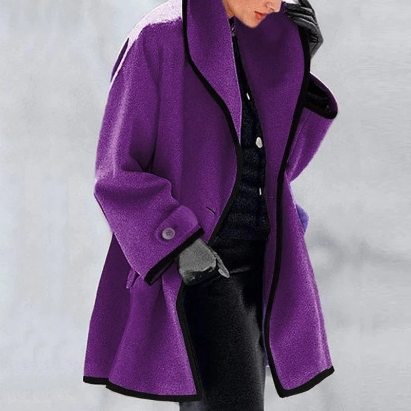 Mira - Stilfuld og Moderne Fleece Frakke