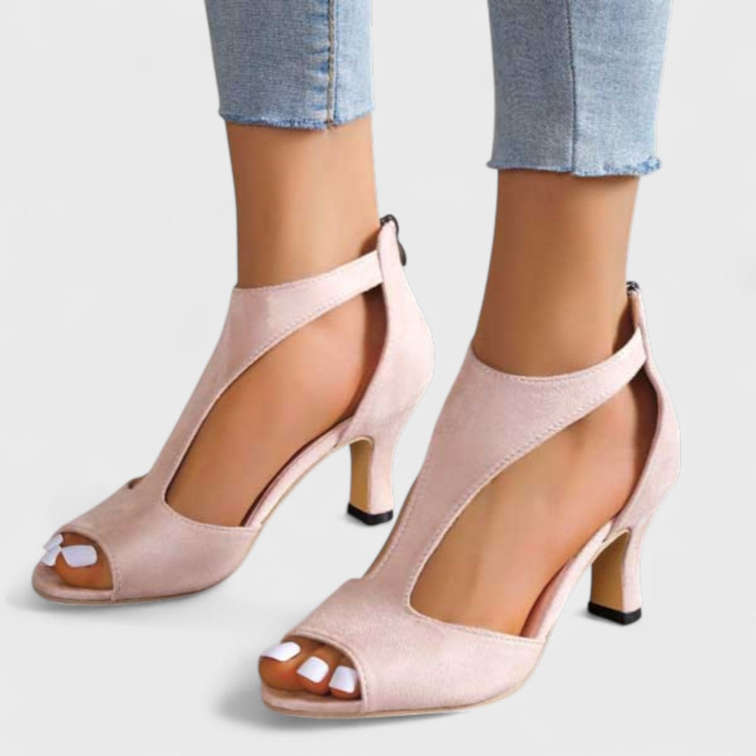 Elysia | Eleganta och stödjande sandaler med klack för kvinnor