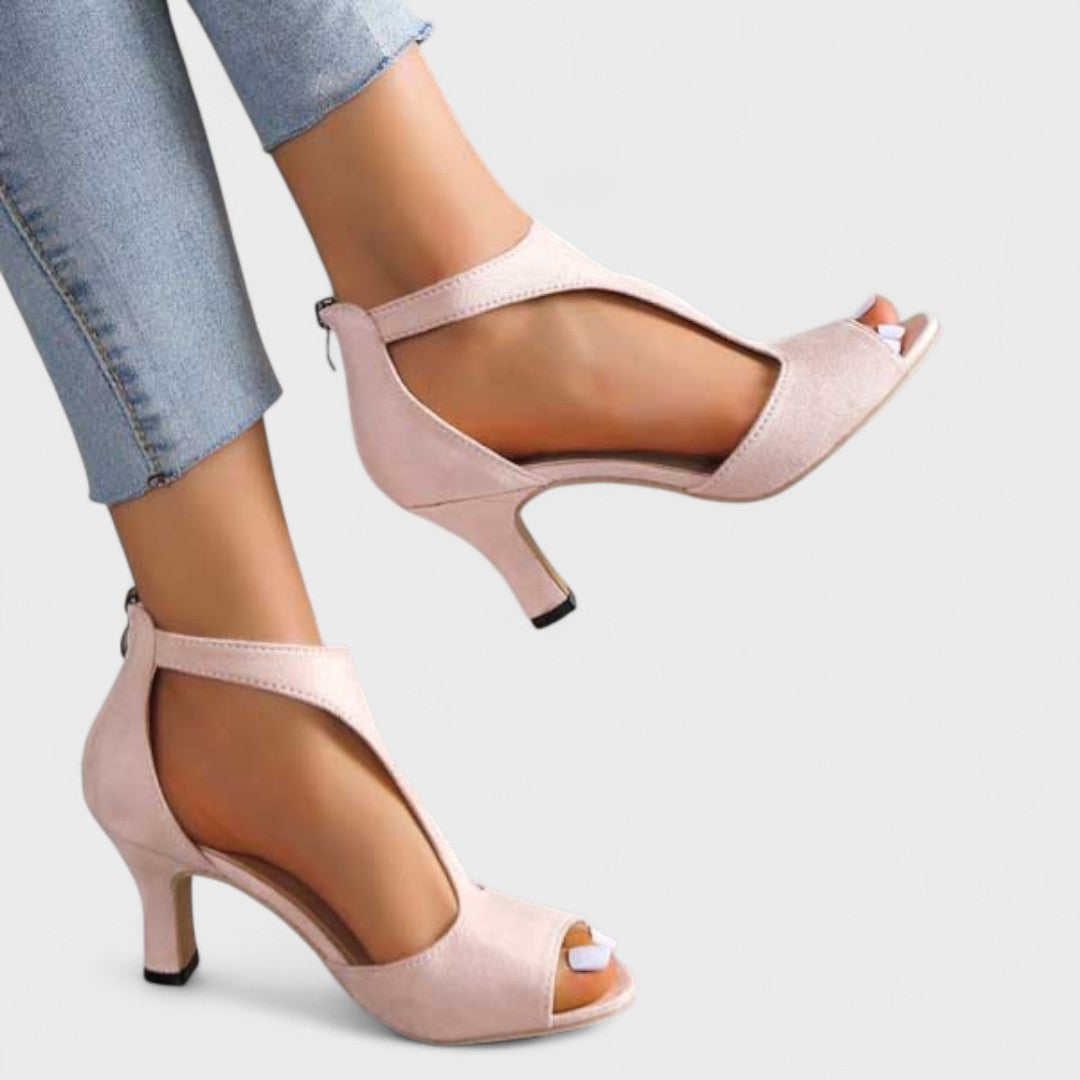 Elysia | Eleganta och stödjande sandaler med klack för kvinnor