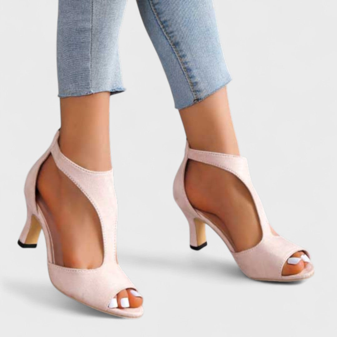 Elysia | Eleganta och stödjande sandaler med klack för kvinnor