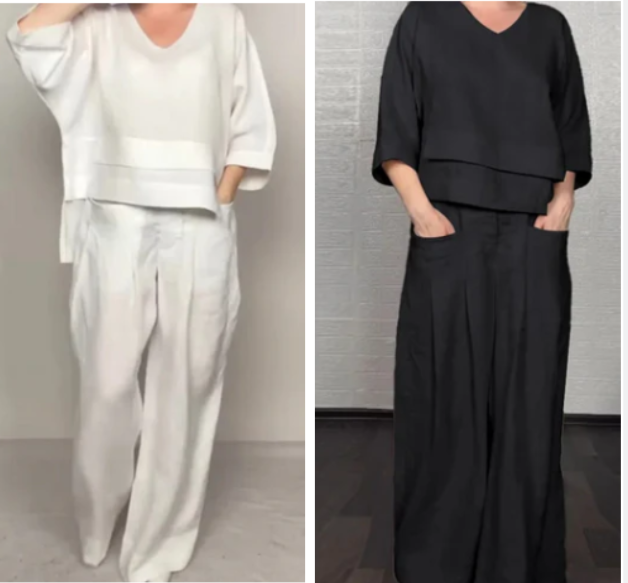 Sofistikerad Tvådelad Outfit för Sommardagar
