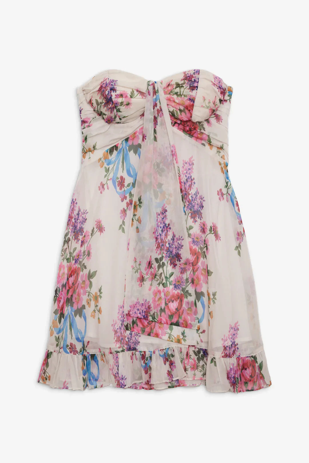 Sofistikeret Boho-Maxikjole med Blomsterprint