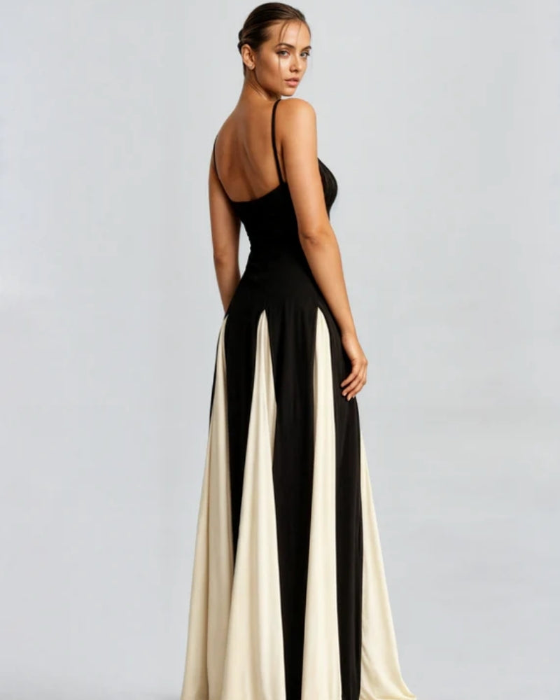 Aftenkjole Damer – Maxikjole med flydende silhuet til dag og aften