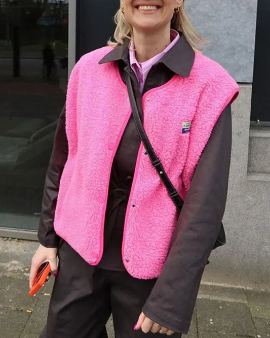 Ærmeløs strikvest til kvinder - slidstærk og let til hverdag