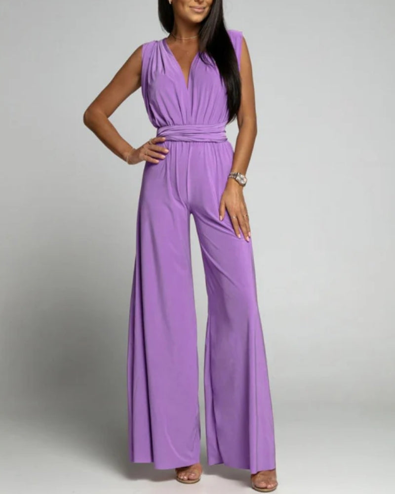 Ærmeløs dameoverall - Behageligt ét-styk outfit