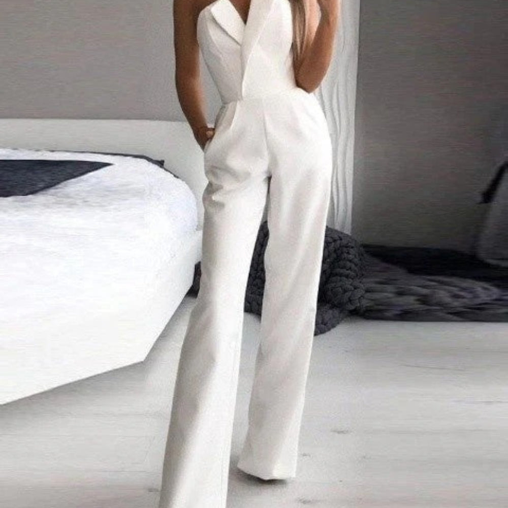 Ærmeløs jumpsuit – Elegant, figursyet design til dag og nat