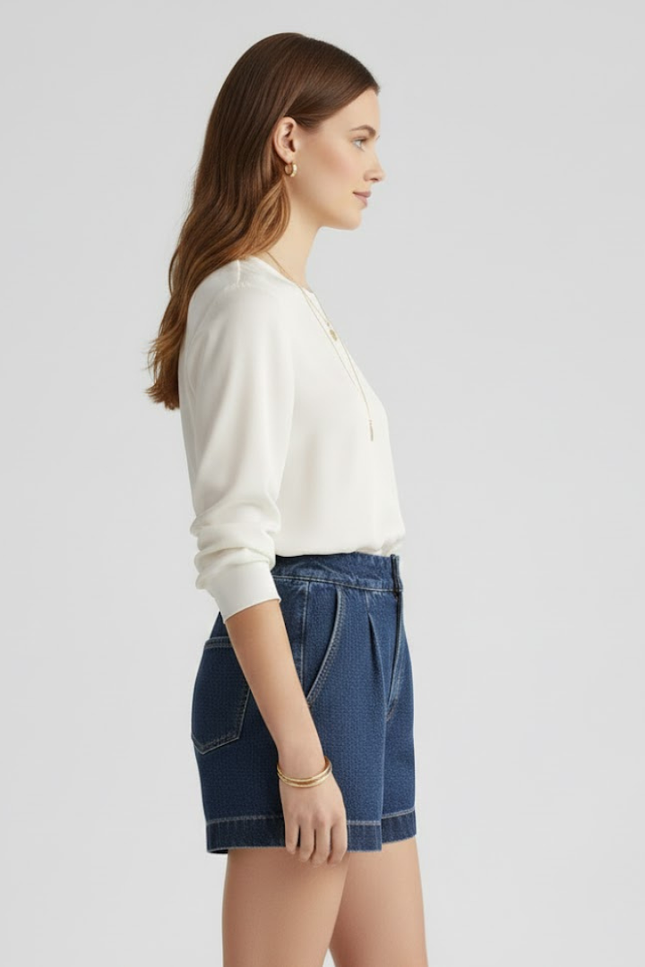 Sienna | Högmidjade Shorts för En Stilfull Sommar