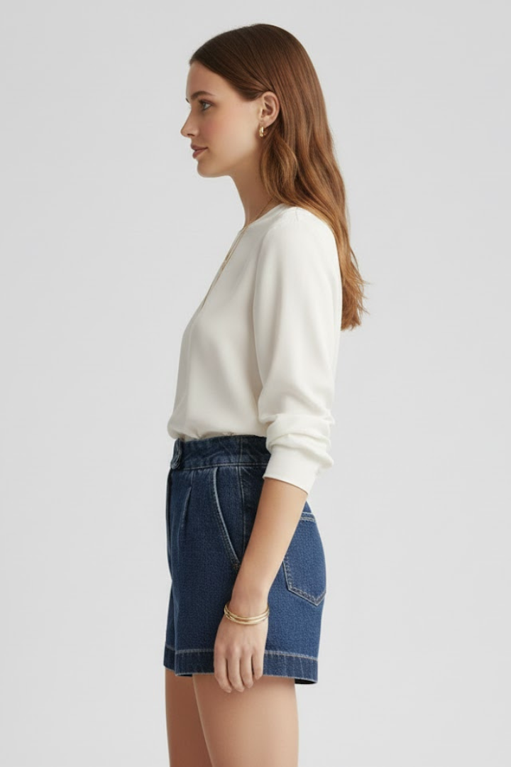 Sienna | Högmidjade Shorts för En Stilfull Sommar