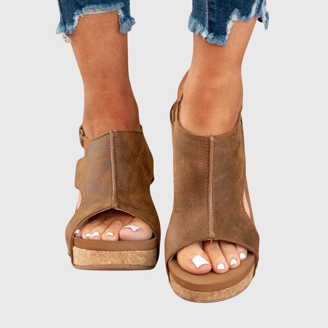 Sienna | Eleganta Plattform Sandaler för Damer