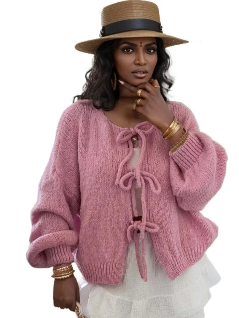 Elegant og blød strikket cardigan til afslappet hverdagslook