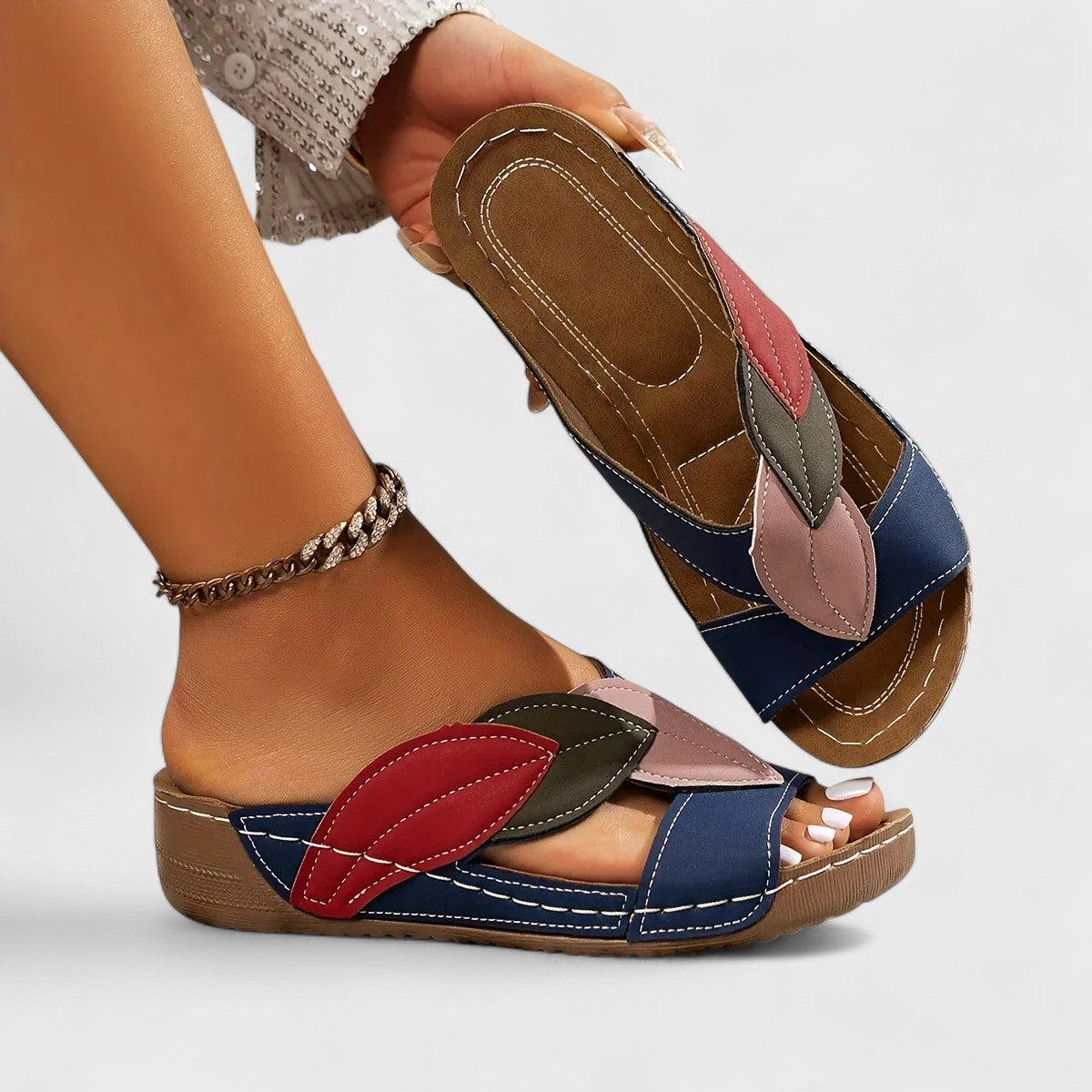 Elegante Skandinaviske Sandaler med Uovertruffen Komfort