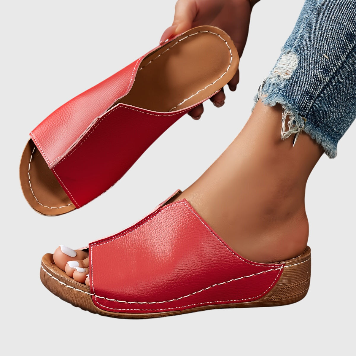Lysande Elegans | Damers Slip-On Kilklack Sandaler