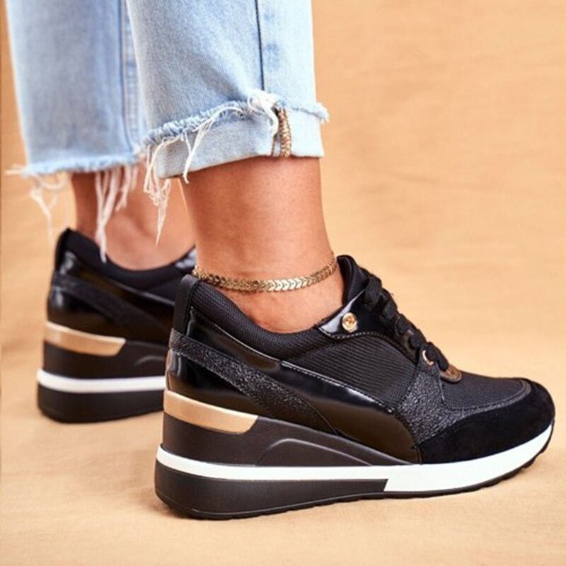 Urban Elegans | Damernas Högskurna Sportiga Sneakers