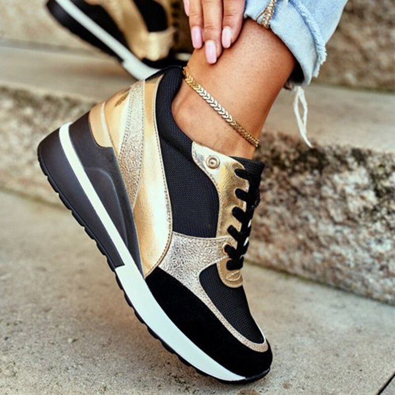 Urban Elegans | Damernas Högskurna Sportiga Sneakers