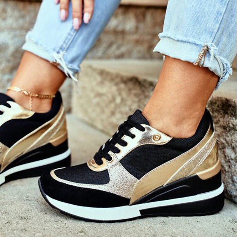 Urban Elegans | Damernas Högskurna Sportiga Sneakers