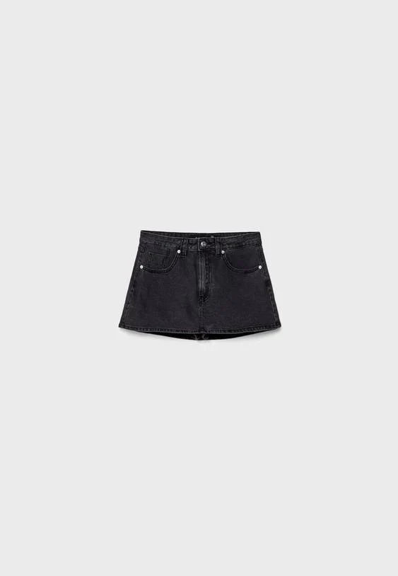 Moderne Denim Mini-Skort til Din Unikke Stil