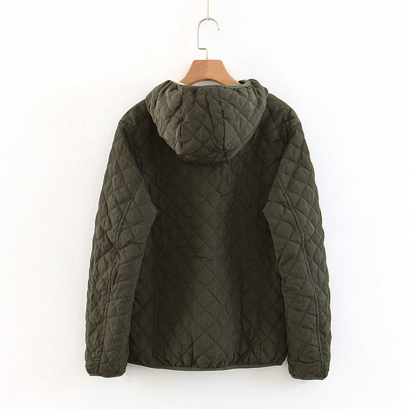 Luksuriøs Quilted Hoodie til Koldere Dage