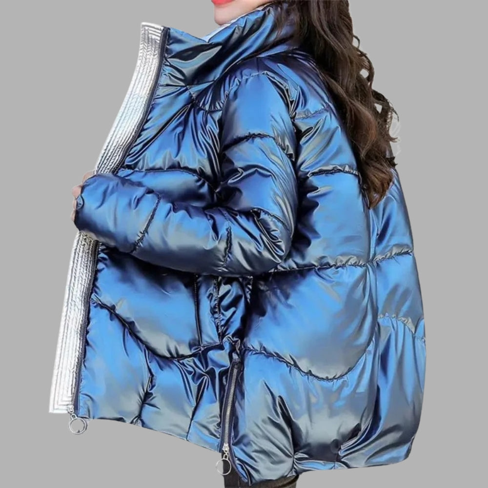 Belyst vinterjakke - Stilfuld damefrakke til natte synlighed