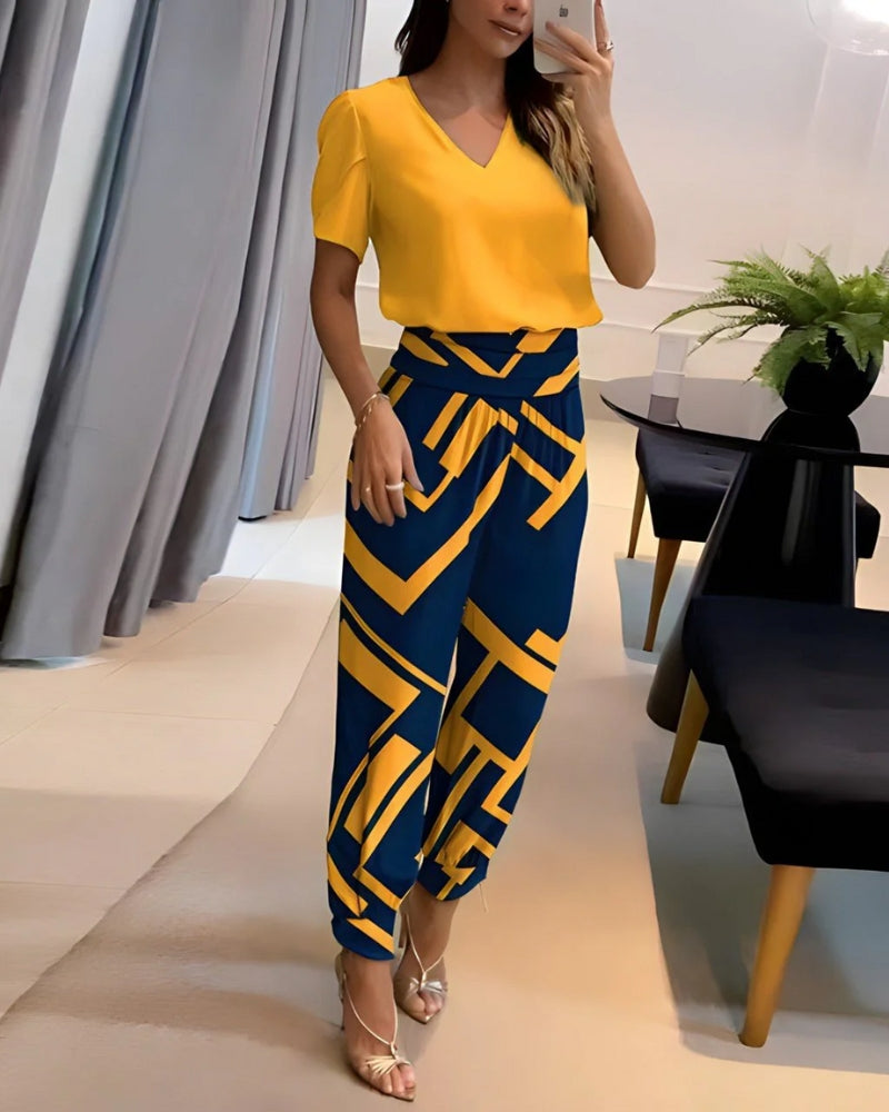 Bluse- og bukse-sæt til damer – Stilfuldt og alsidigt kombinérbart