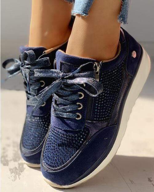 Lysande | Platåsneakers för Kvinnor