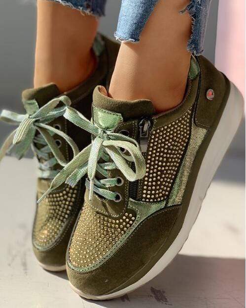 Lysande | Platåsneakers för Kvinnor