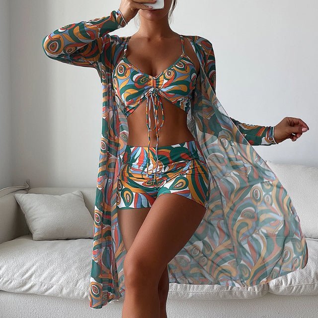 Bikini Set för Sommar – Varmt Nordiskt Stilhav