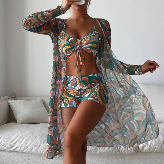 Bikini Set för Sommar – Varmt Nordiskt Stilhav
