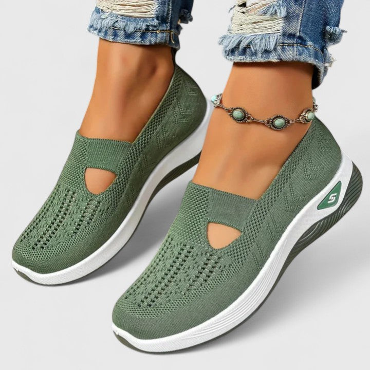 Dame Slip-On Sneakers: Letvægt og Åndbar til Hverdag