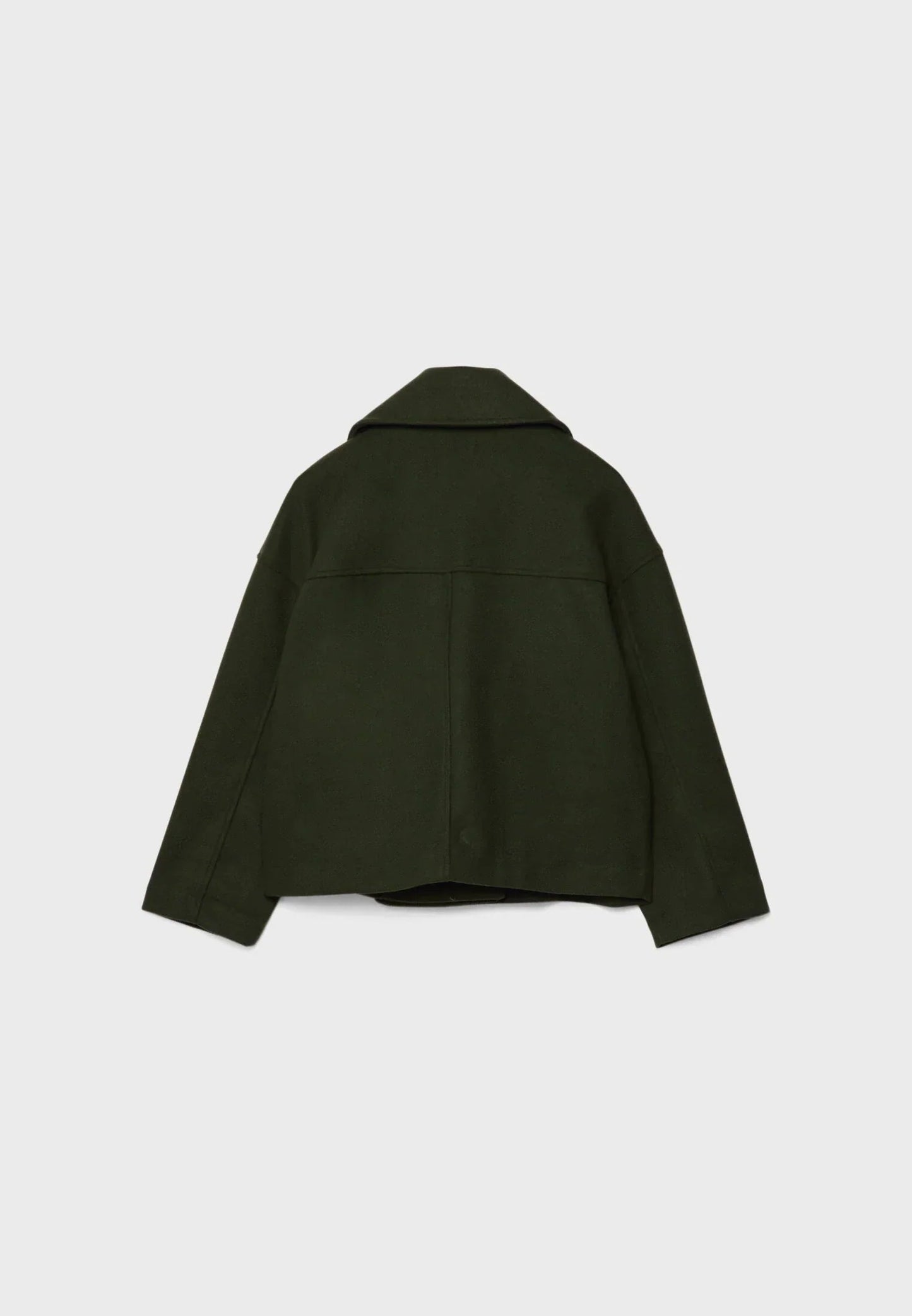 Moderne kort blazer med dobbeltknap