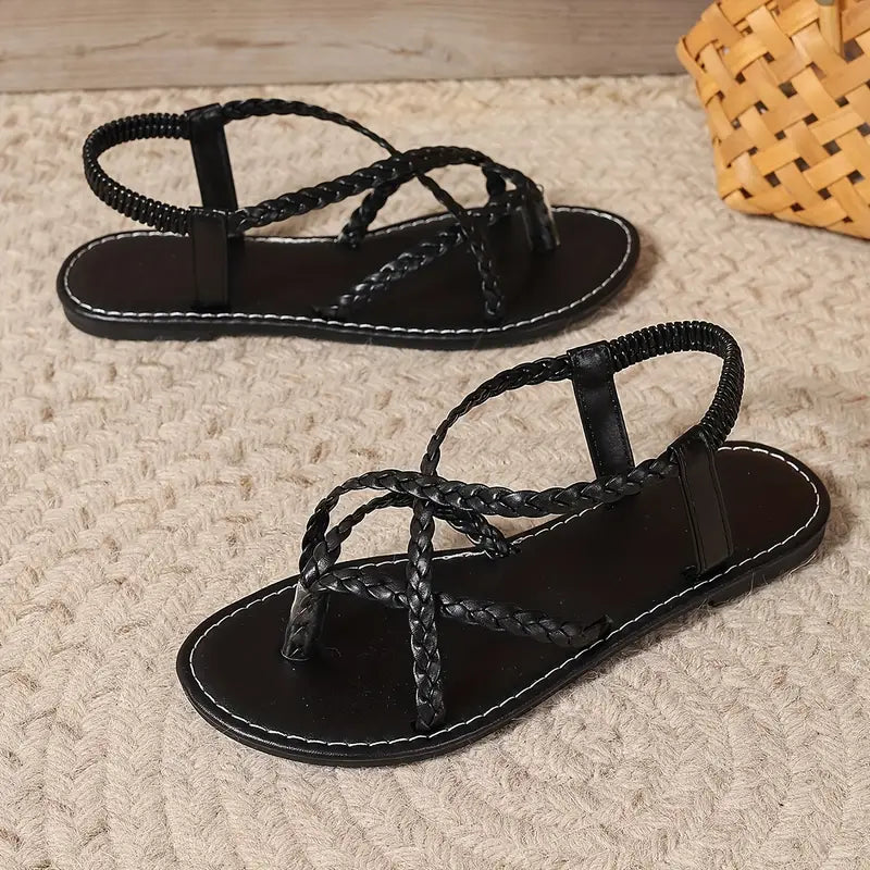 Livia | Eleganta Flata Sandaler för Vår och Sommar