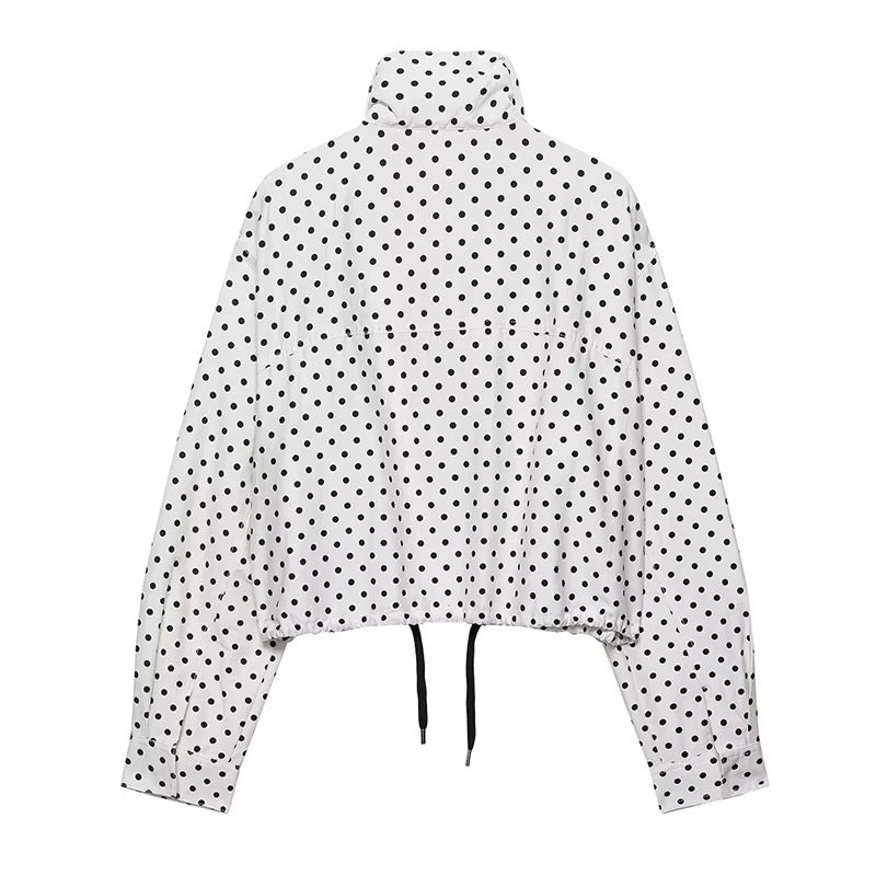 Stilfuld Cropped-Jakke med Pift