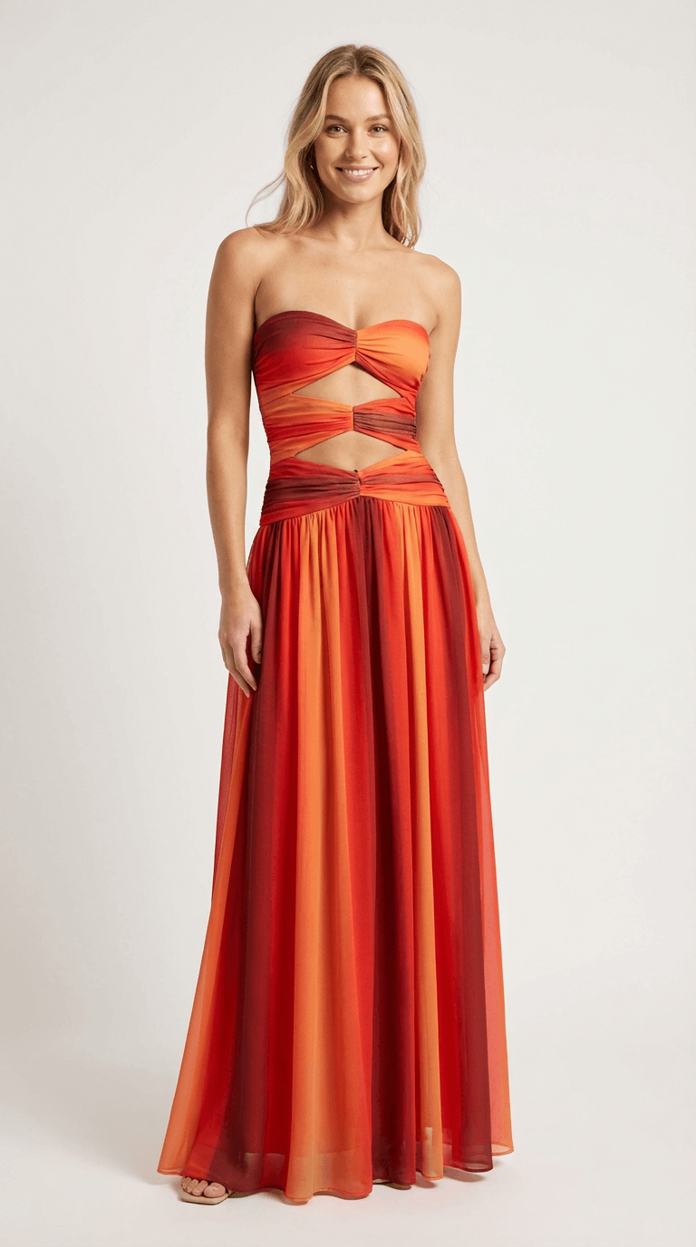 Luna Lette Maxi Kjole