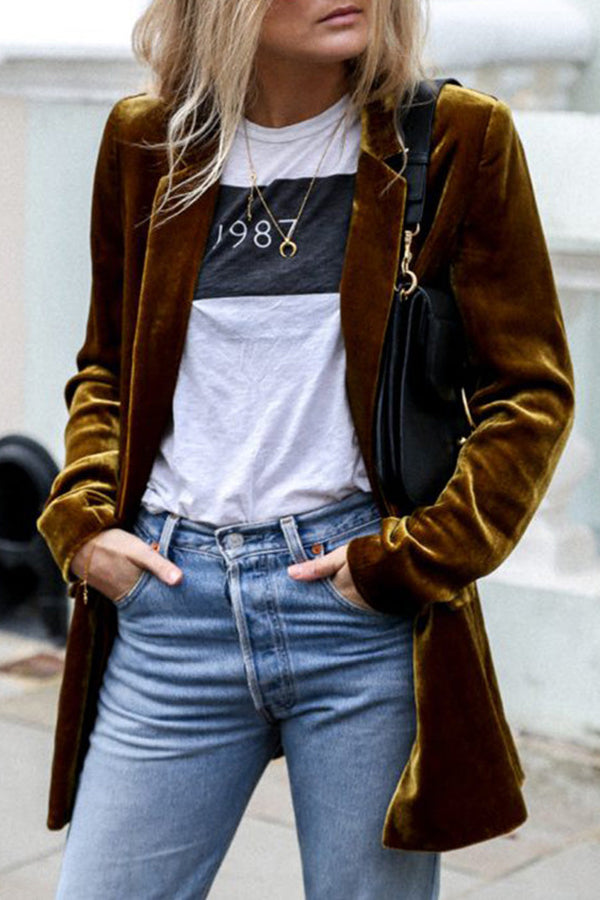 Elegant Dameblazer til Kontor og Fritid - Komfort og Stil