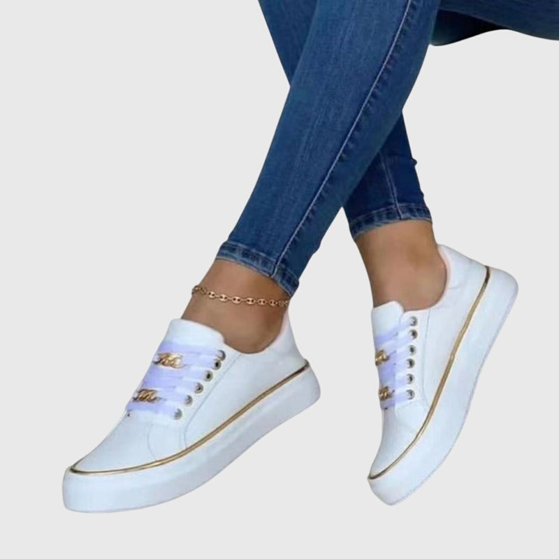 Mira | Eleganta Samt Sneakers för Kvinnor