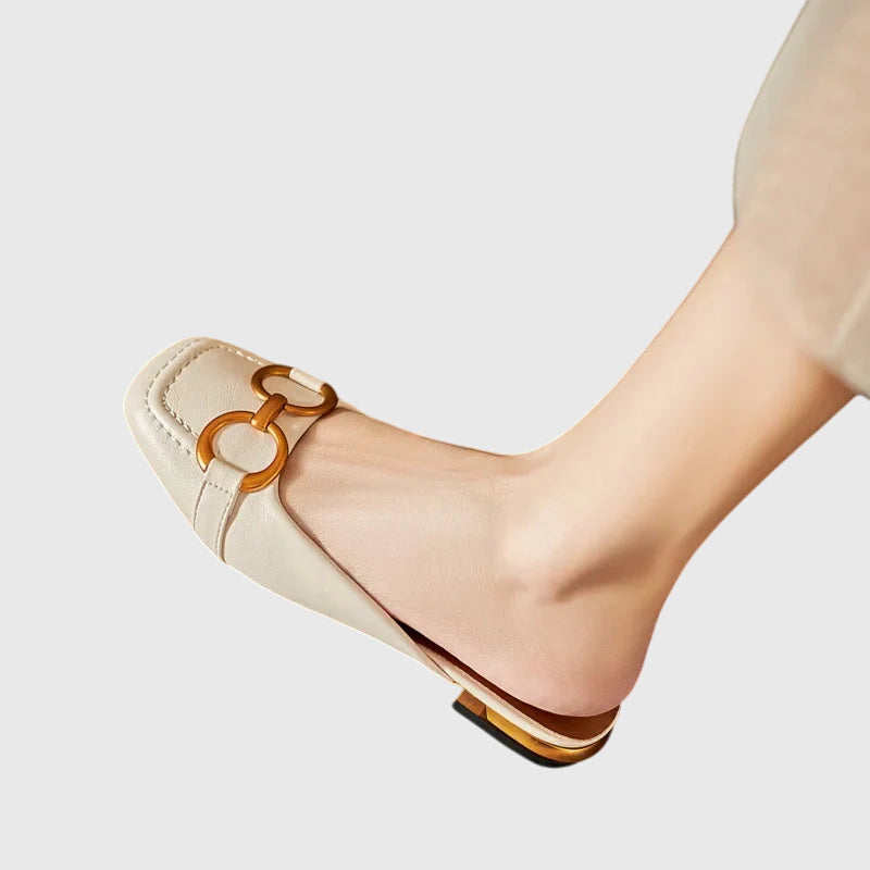 Dame Slip-on Sandaler med Komfortabelt Snallespænde
