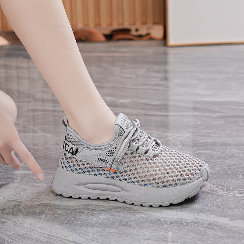 Elegant och Flexibel Mesh-Sportskor för Kvinnor