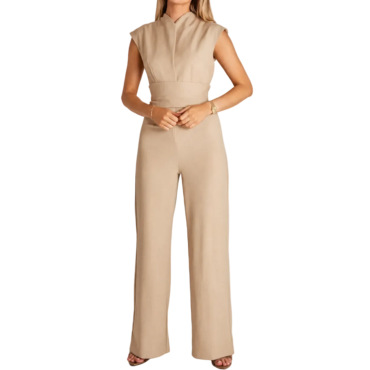 Dam Jumpsuit med Vida Ben i Elegant Design