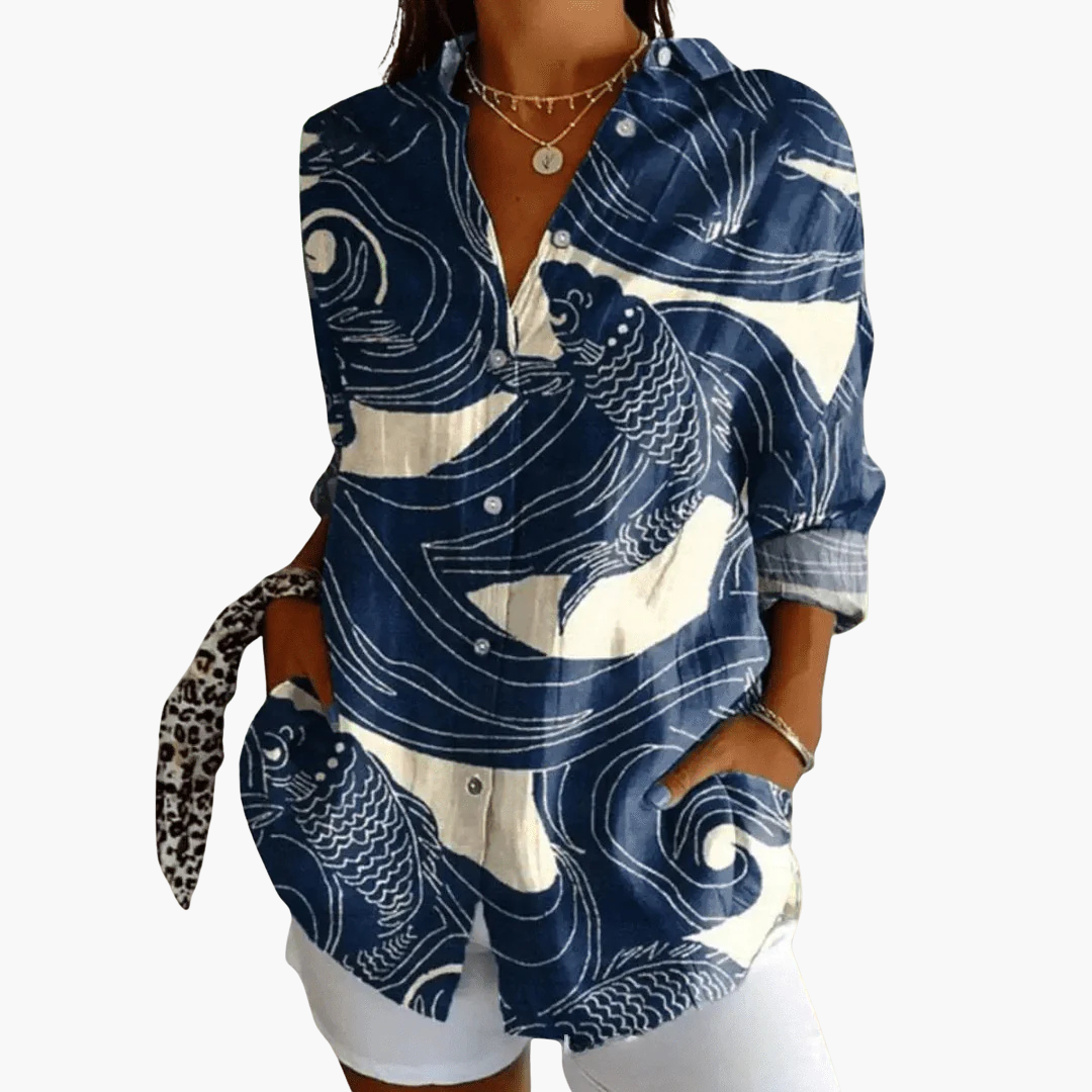 Elegant Blus för Dam - Emilia Modell