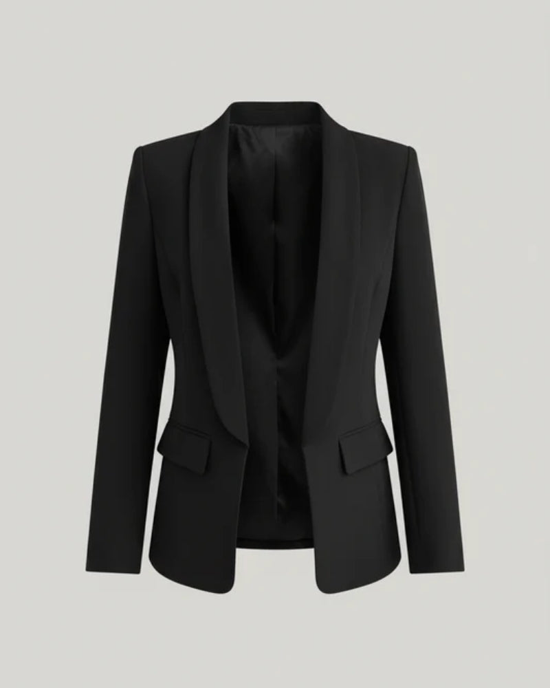 Dame Blazer – Klassisk tailoreret blazer med reverskrave og alsidigt design