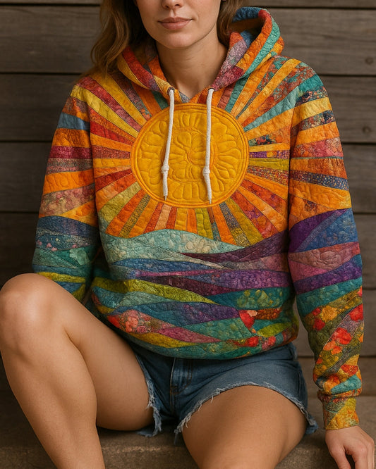 Dame-Hoodie – Med farverigt design og positiv udstråling