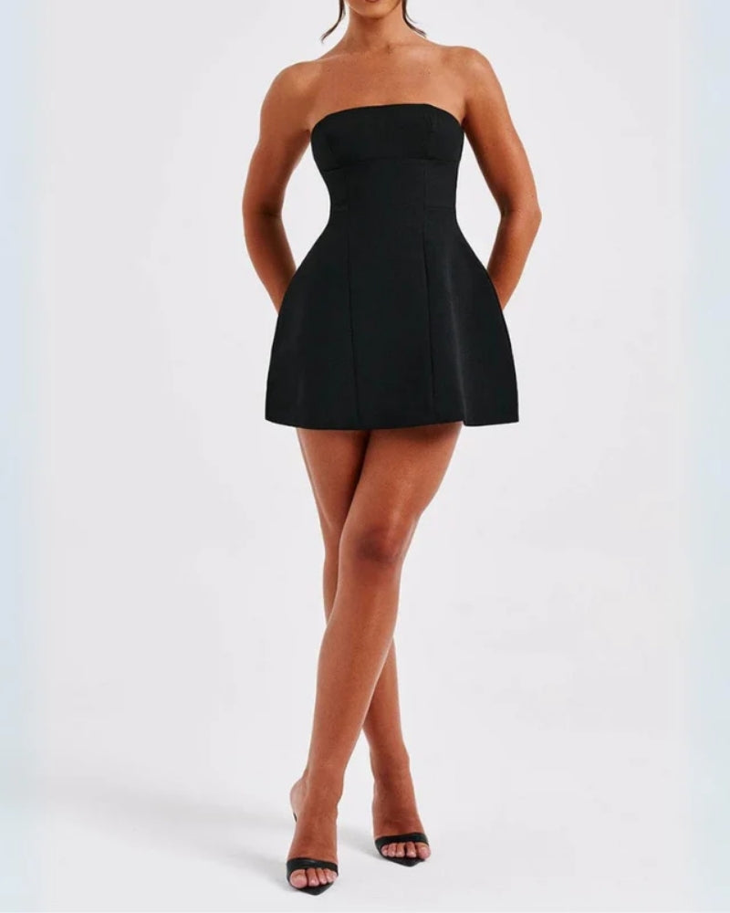 Dame-Minikjole - Off-shoulder, aften- og fritidskjole